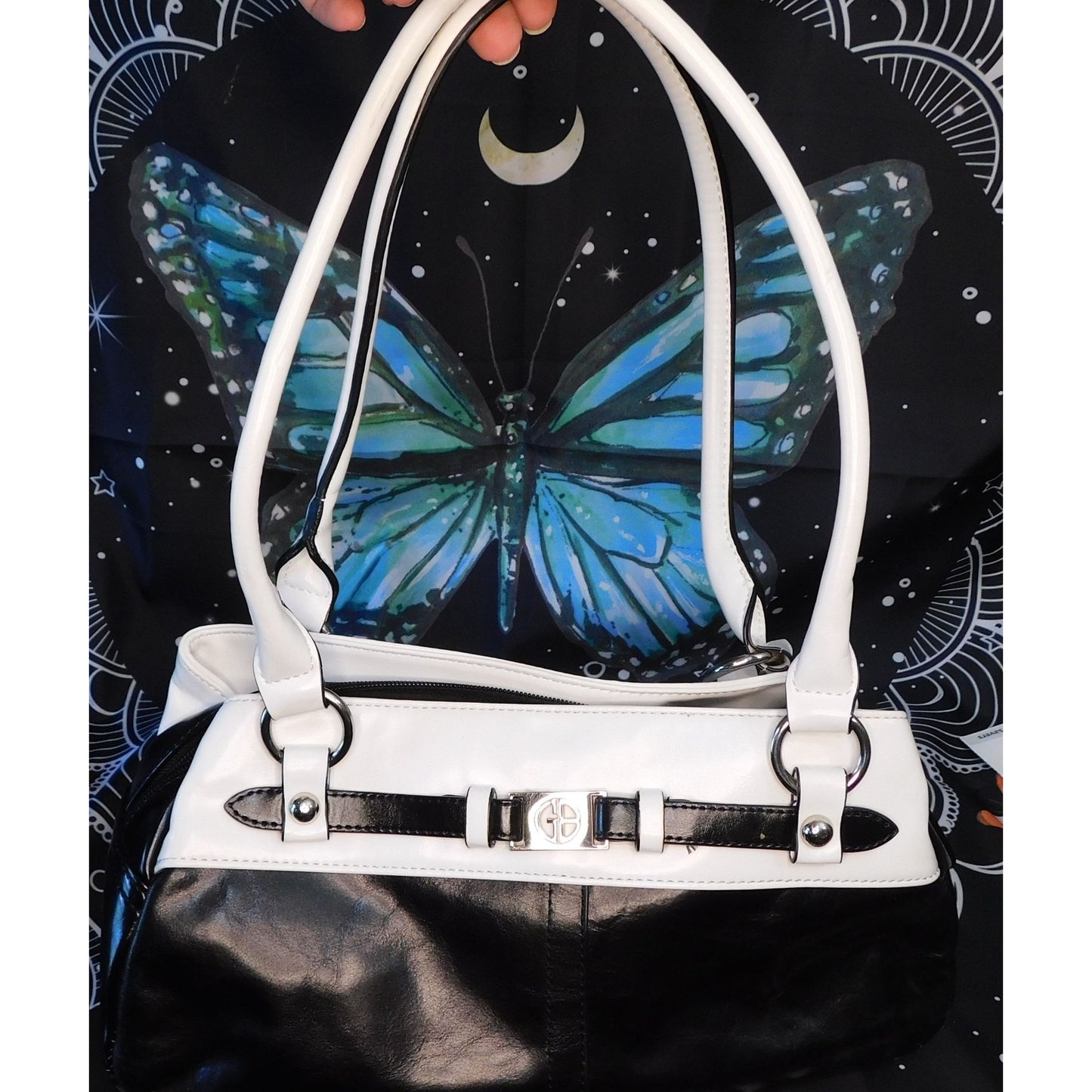 Giani Bernini Black And White Shoulder Bag