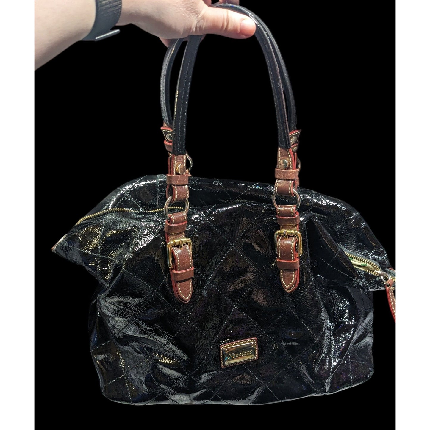 Nencioni Firenze Black Leather Italian Slouchy Bag