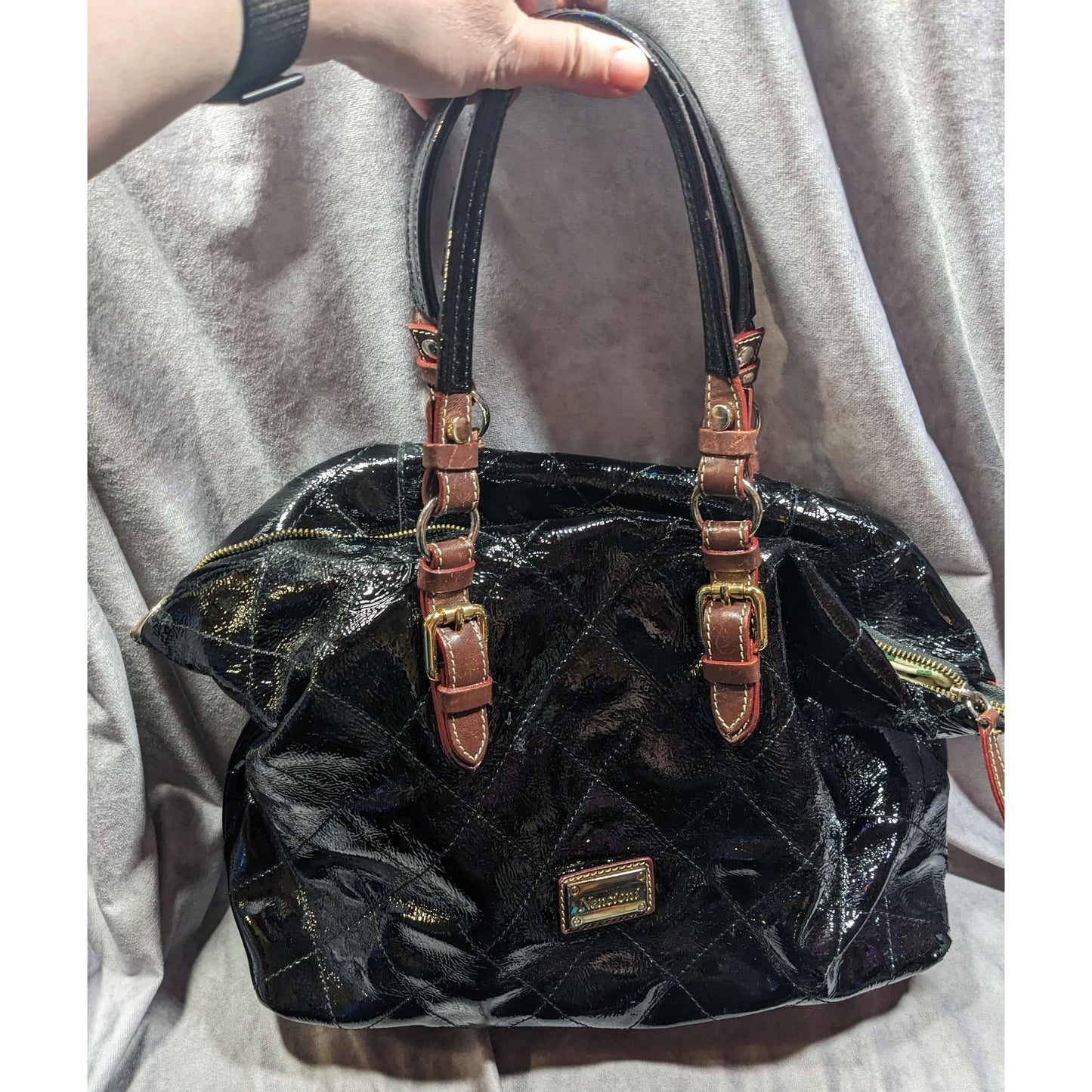 Nencioni Firenze Black Leather Italian Slouchy Bag