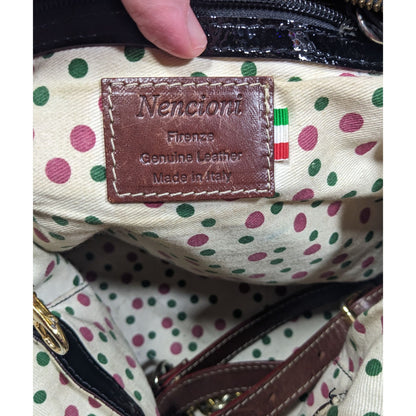 Nencioni Firenze Black Leather Italian Slouchy Bag