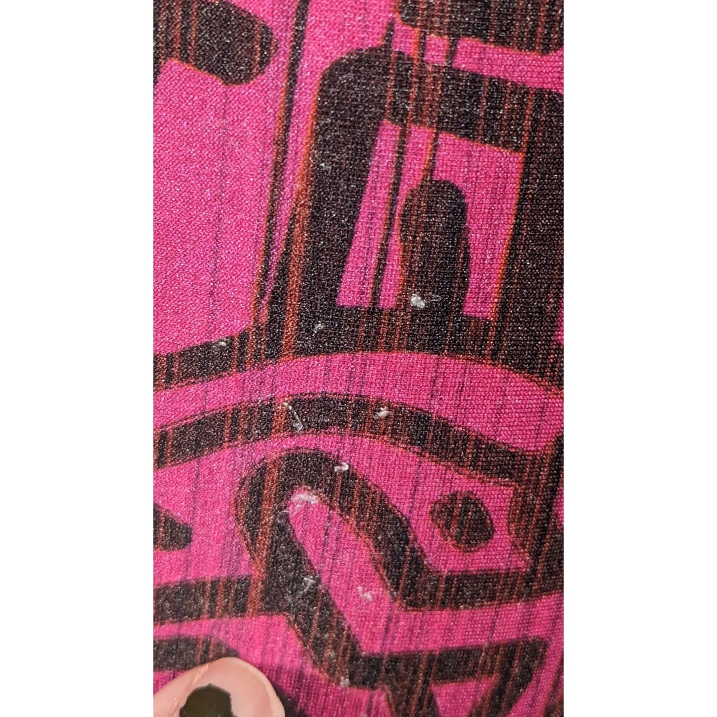 Terez x Keith Haring Pink And Black Love Themed Leggings Size Small