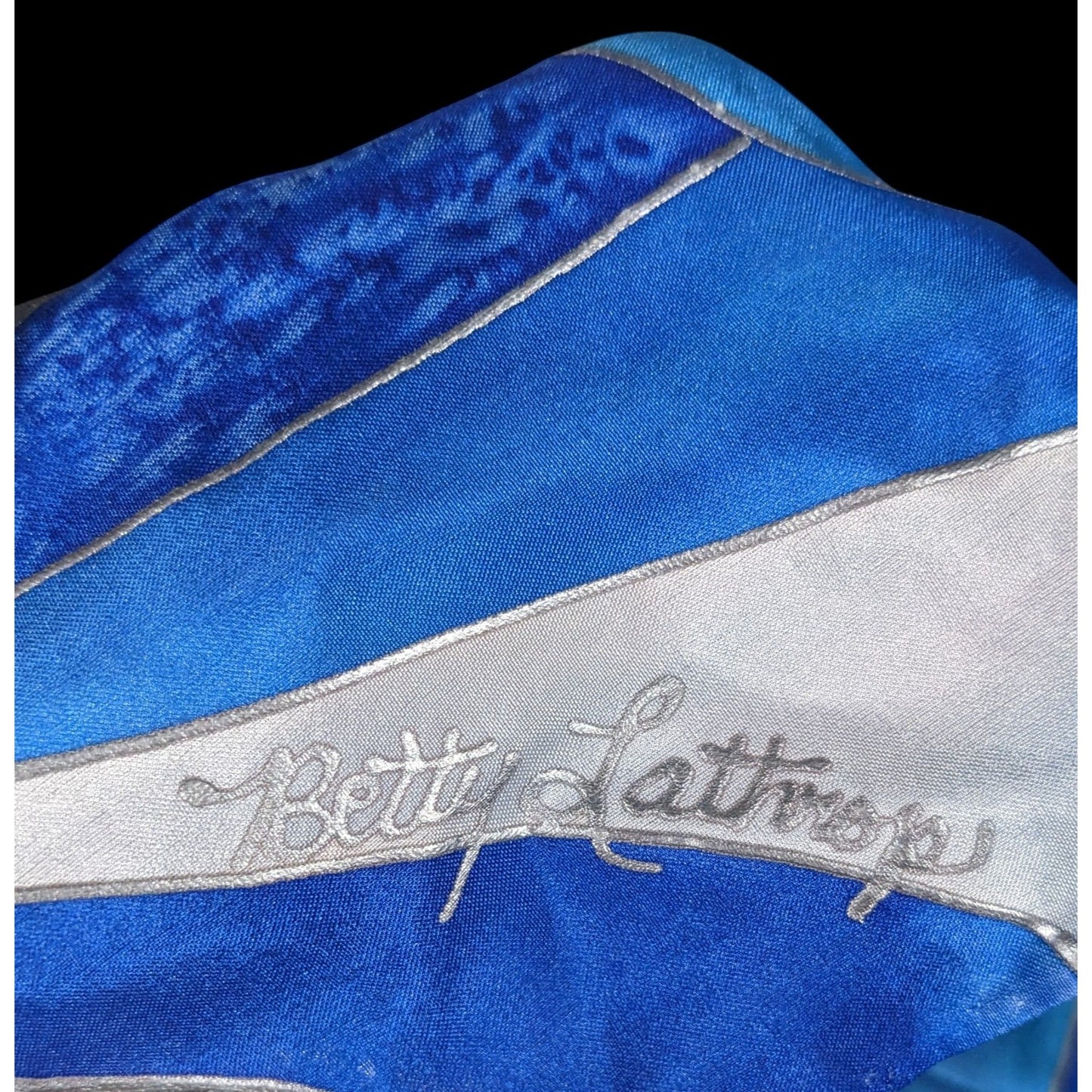 Vintage Hand Painted Betty Lanthrope Nautical Scarf