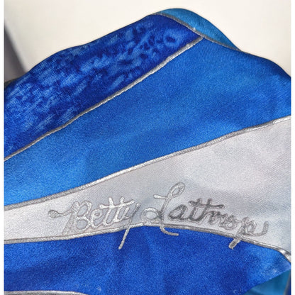 Vintage Hand Painted Betty Lanthrope Nautical Scarf