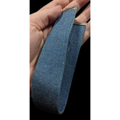 Nordstrom Blue Denim Wide Choker Necklace