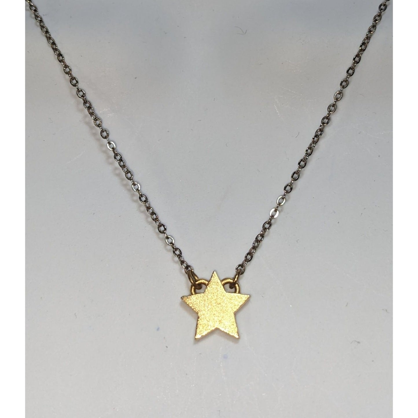 Minimalist Gold Star Pendant Necklace Dainty Celestial Layering Jewelry