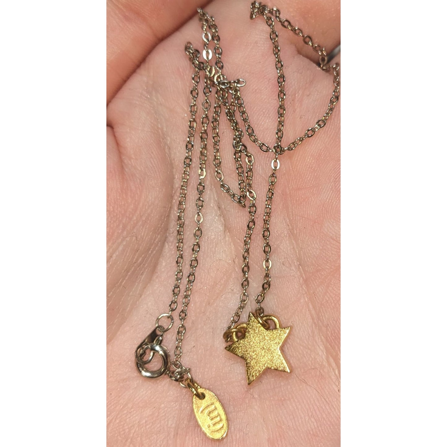 Minimalist Gold Star Pendant Necklace Dainty Celestial Layering Jewelry