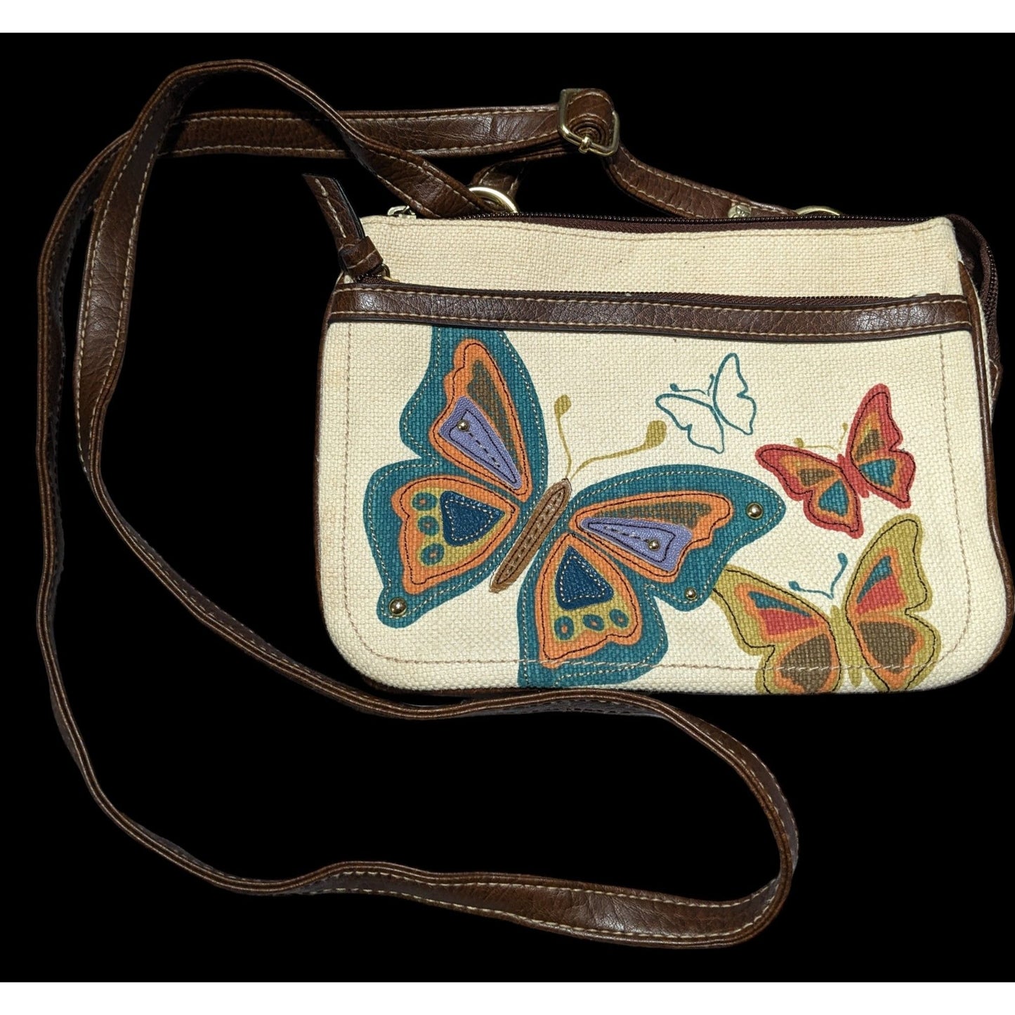 90s Vintage Rainbow Butterfly Purse by Relic