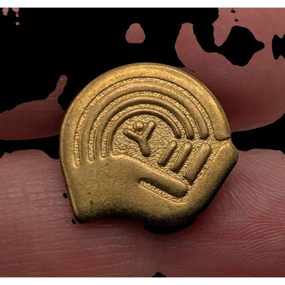 United Way Vintage Brass Lapel Pin Gold Tone 3/4 Inch Collectible