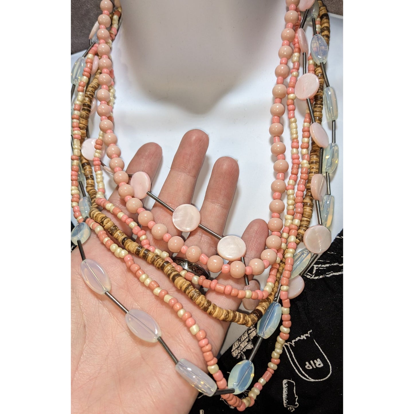 Bohemian Multi-Layer Beaded Necklace