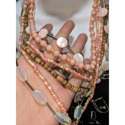 Bohemian Multi-Layer Beaded Necklace