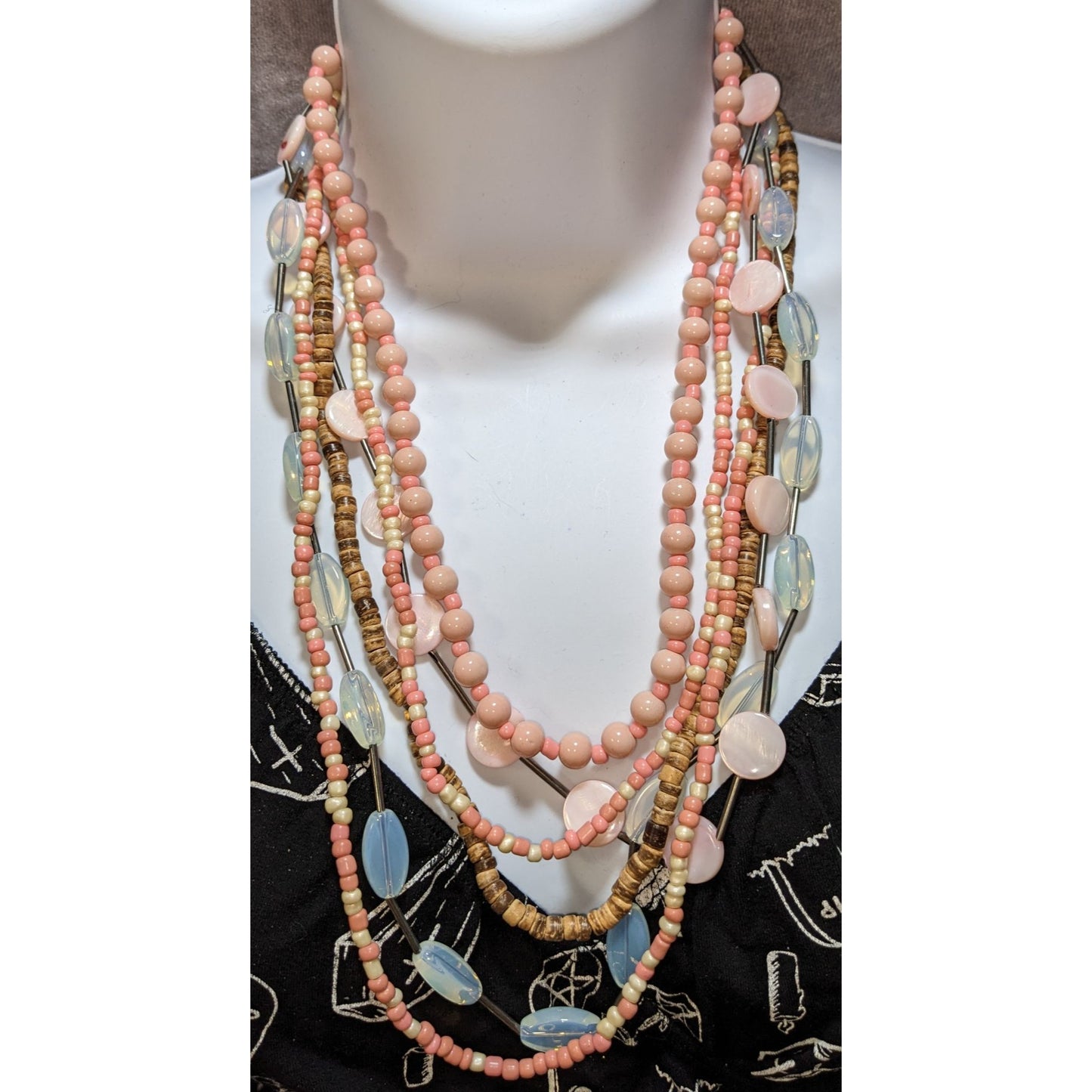 Bohemian Multi-Layer Beaded Necklace