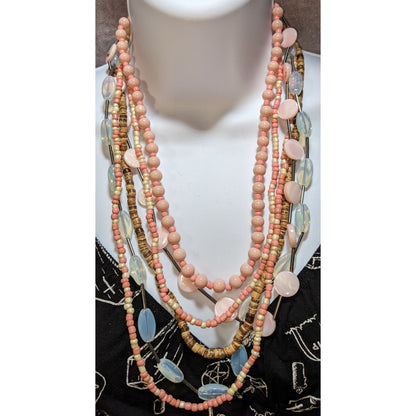 Bohemian Multi-Layer Beaded Necklace