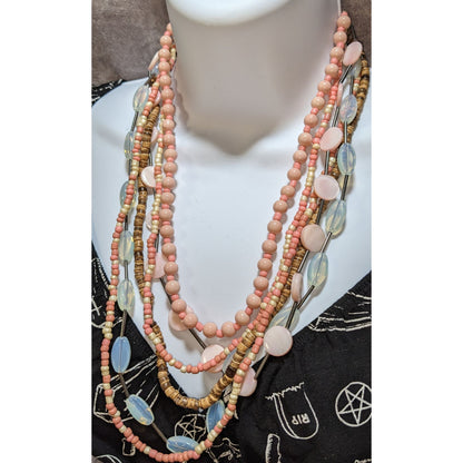 Bohemian Multi-Layer Beaded Necklace