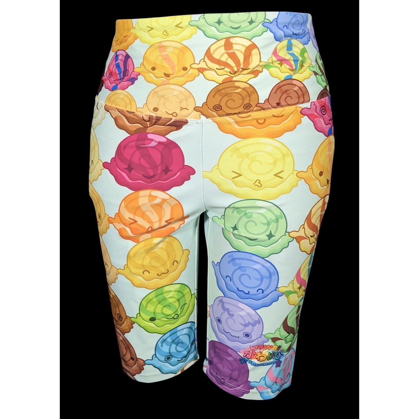 Kawaii Universe Cute Gelato Argyle Bike Shorts