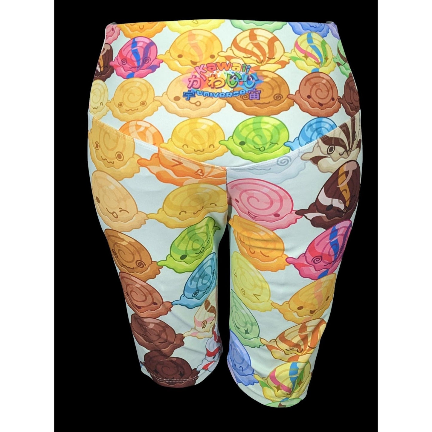 Kawaii Universe Cute Gelato Argyle Bike Shorts