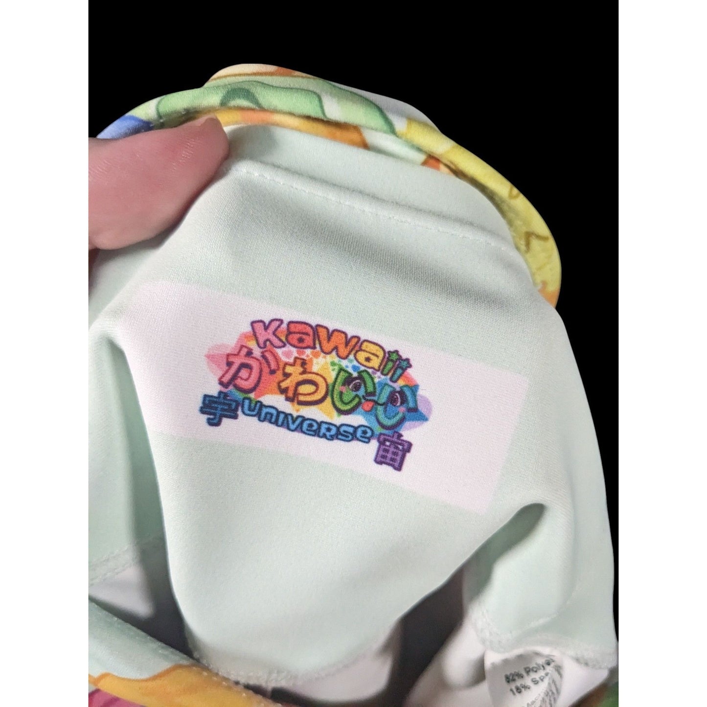 Kawaii Universe Cute Gelato Argyle Bike Shorts