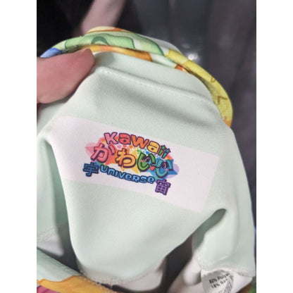 Kawaii Universe Cute Gelato Argyle Bike Shorts