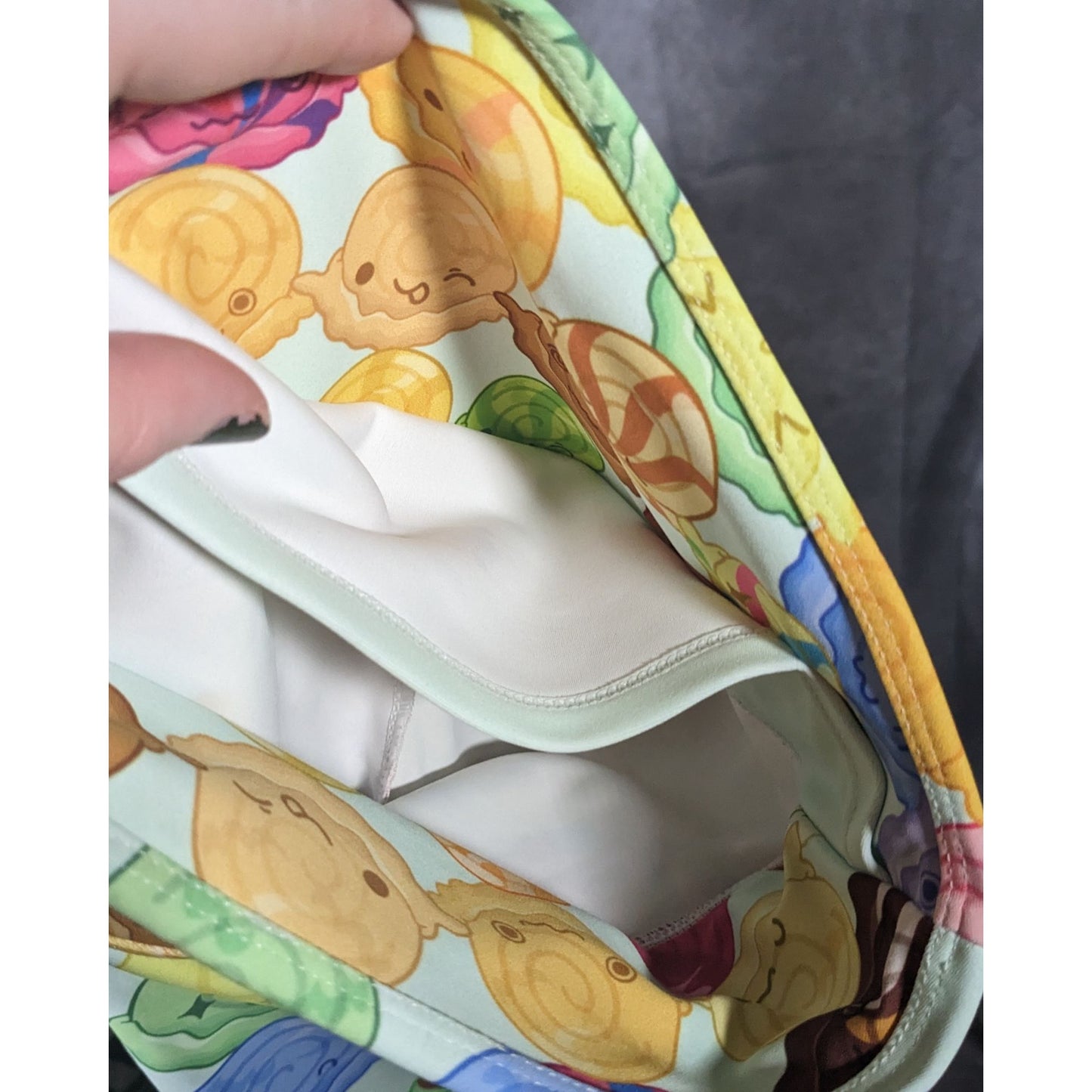 Kawaii Universe Cute Gelato Argyle Bike Shorts