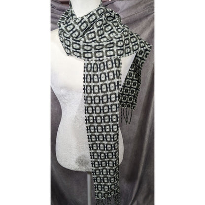 D&Y Softer Than Cashmere Geometric Korean Scarf
