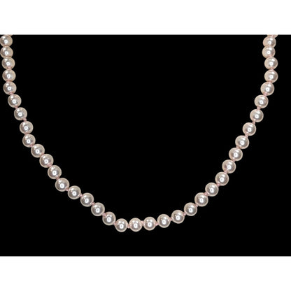 Pink Glass Pearl Necklace Claire's Classic Beaded Strand Coquette Balletcore Preppy Romantic Jewelry