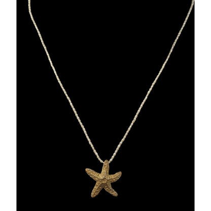 Michael Michaud Freshwater Pearl With Starfish Pendant Necklace