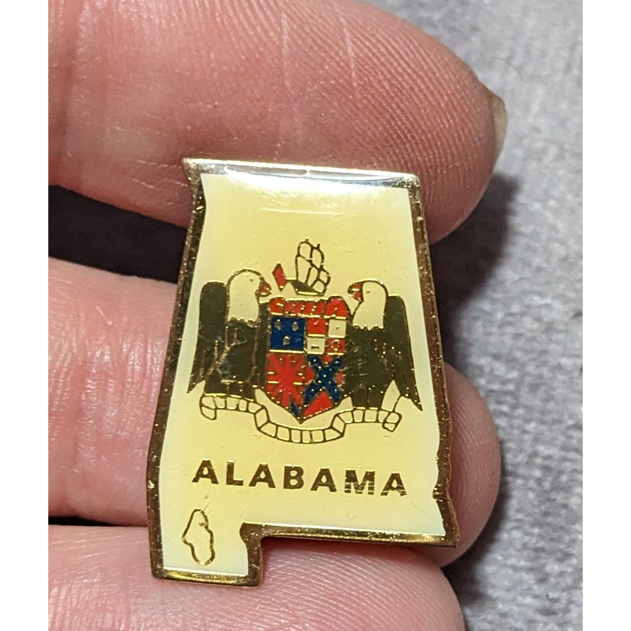 Alabama State Seal Collectible Lapel Pin