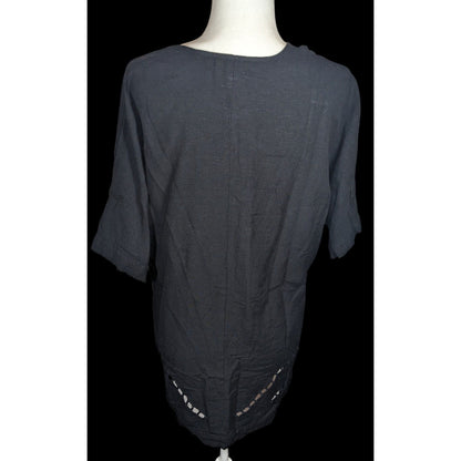 Vix Paula Hermanny Gothic Black Swim Cover With Cutout Accents