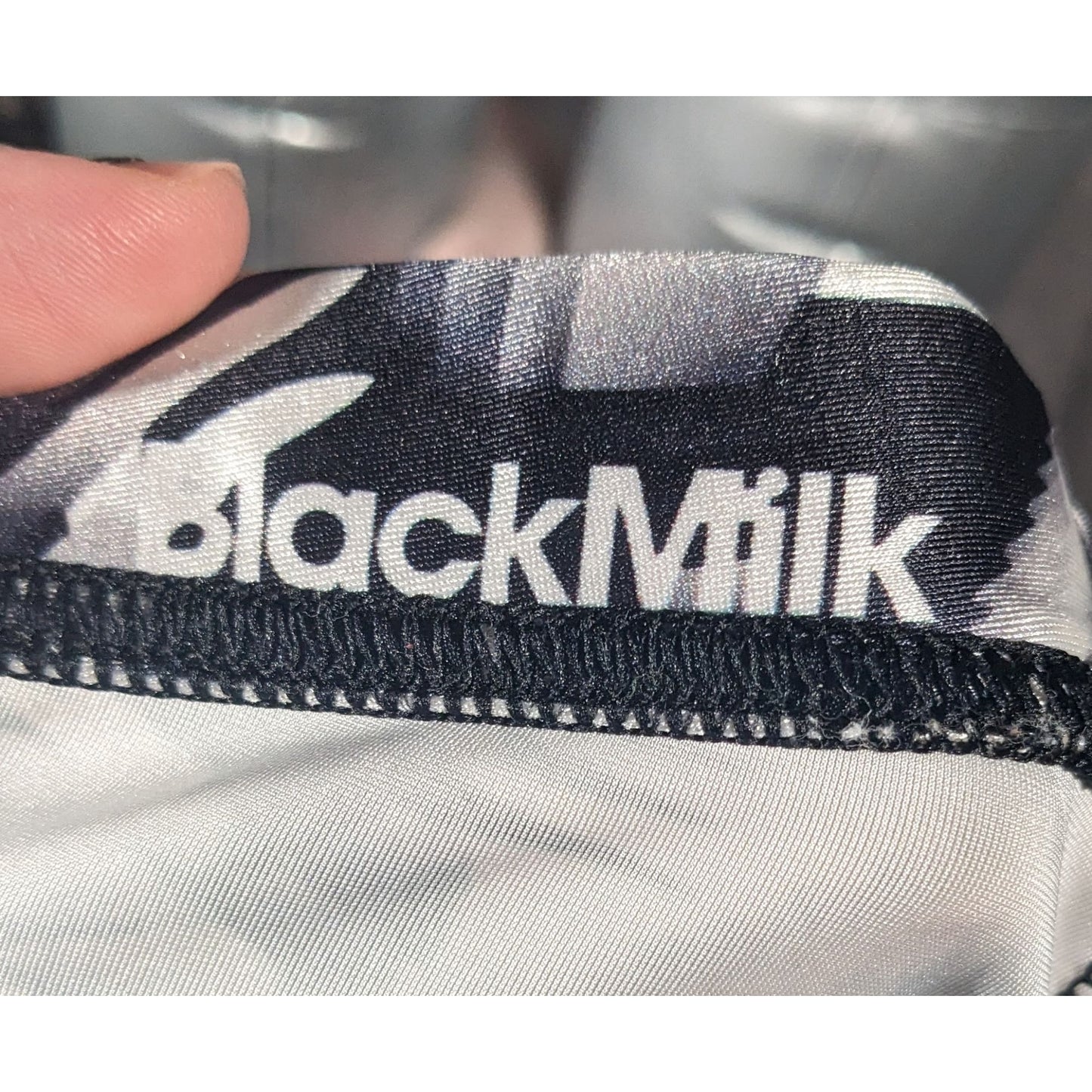 Black Milk Black And White Geometric Print Leggings Size XS
