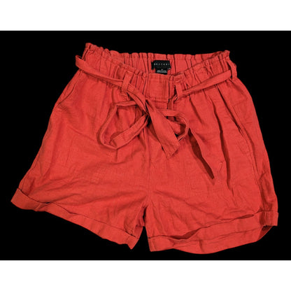 Casual Red Slouchy Linen Shorts by Sanctuary