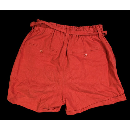 Casual Red Slouchy Linen Shorts by Sanctuary