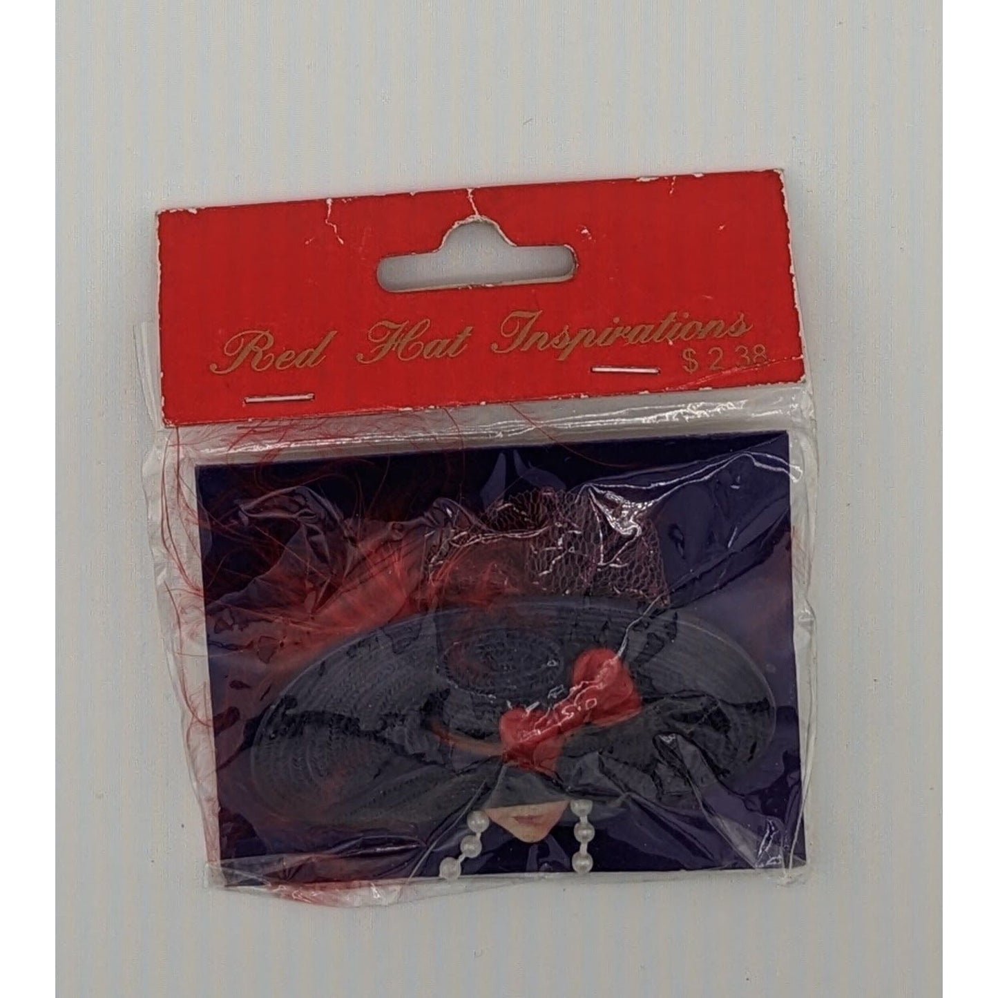 Vintage Red Hat Inspirations Shanghai Catherine Brooch