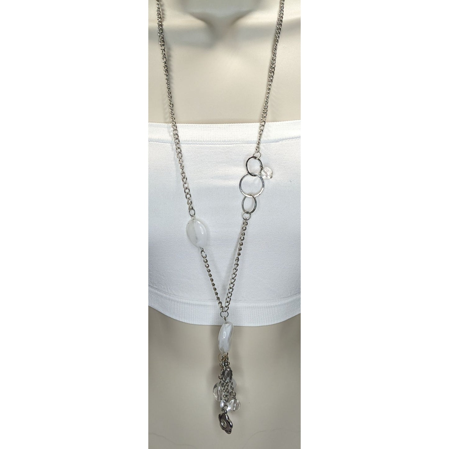 Y2K Retro Floral Cluster Charm Pendant Necklace
