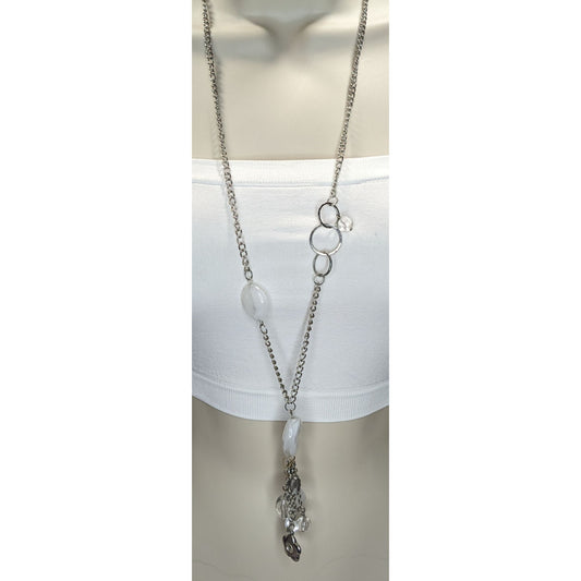 Y2K Retro Floral Cluster Charm Pendant Necklace