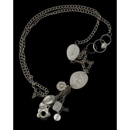 Y2K Retro Floral Cluster Charm Pendant Necklace