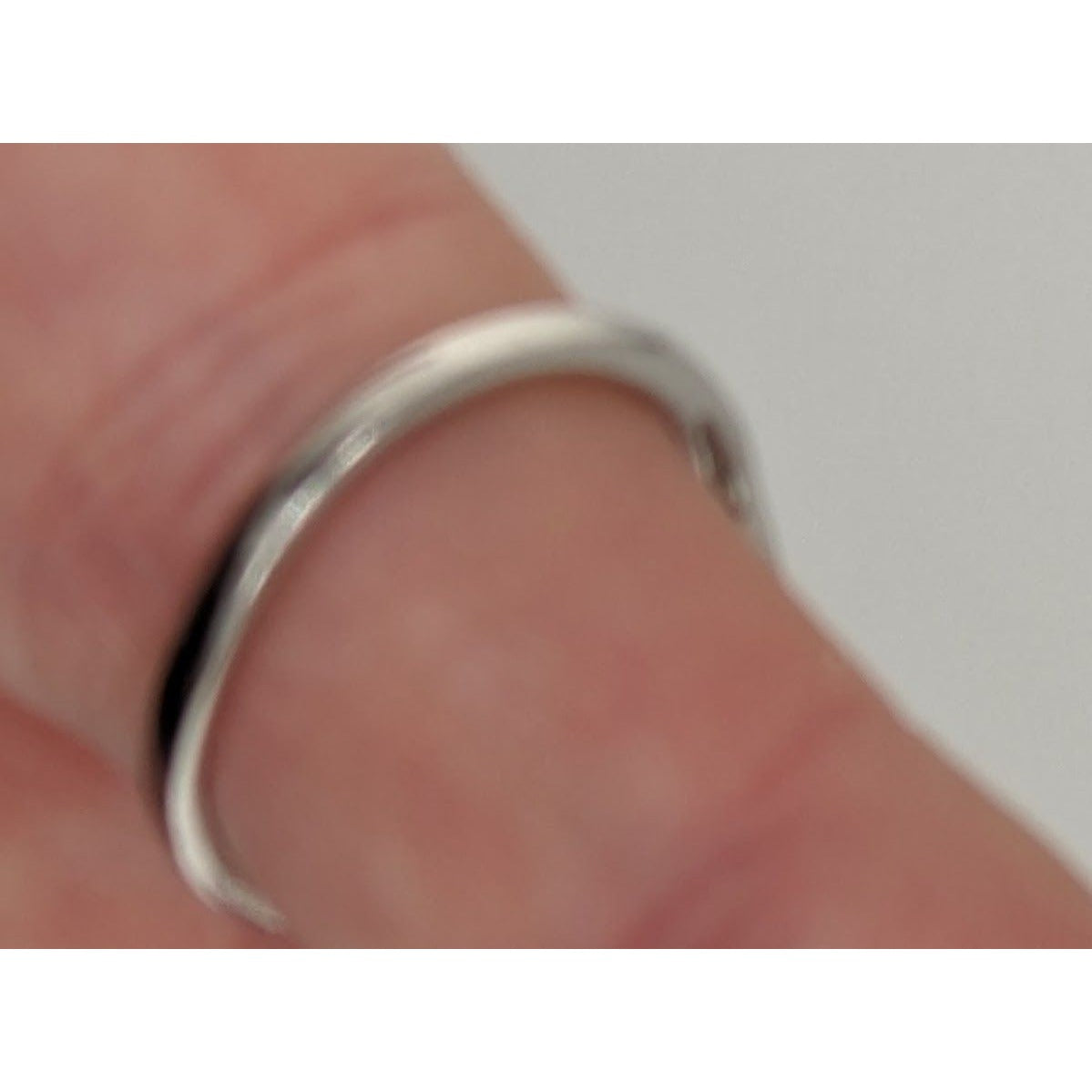 Smoky Quartz Silver Tone Floral Swirl Ring Size 7.75