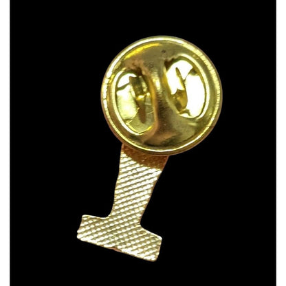 Vintage 90s Gold Tone Exchange Club Lapel Pin