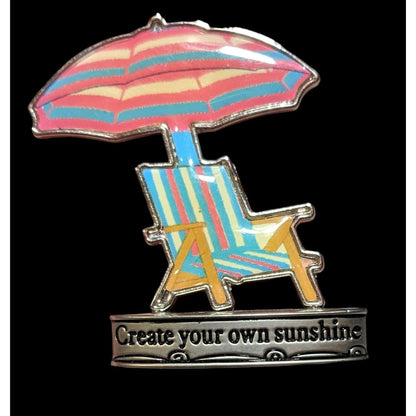 Create Your Own Sunshine Mini Beach Chair Decor Figure