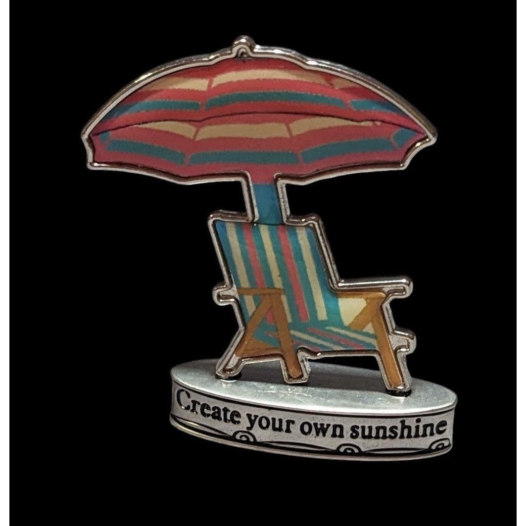 Create Your Own Sunshine Mini Beach Chair Decor Figure