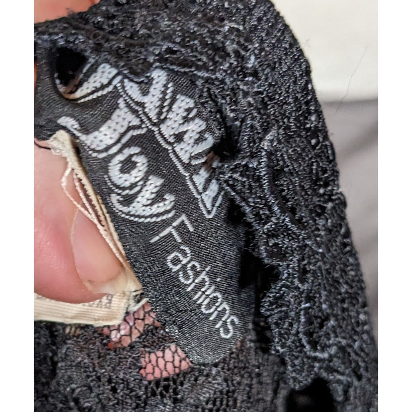 Dawn Joy Vintage 80s Gothic Floral Lace Duster