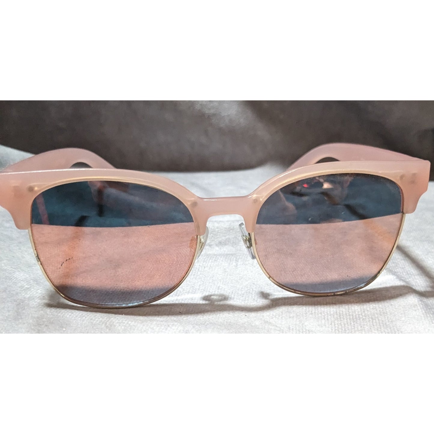 Foster Grant Light Pink Heidi Mirror Sunglasses