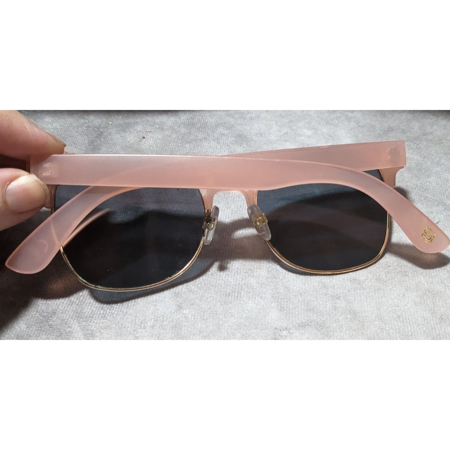 Foster Grant Light Pink Heidi Mirror Sunglasses