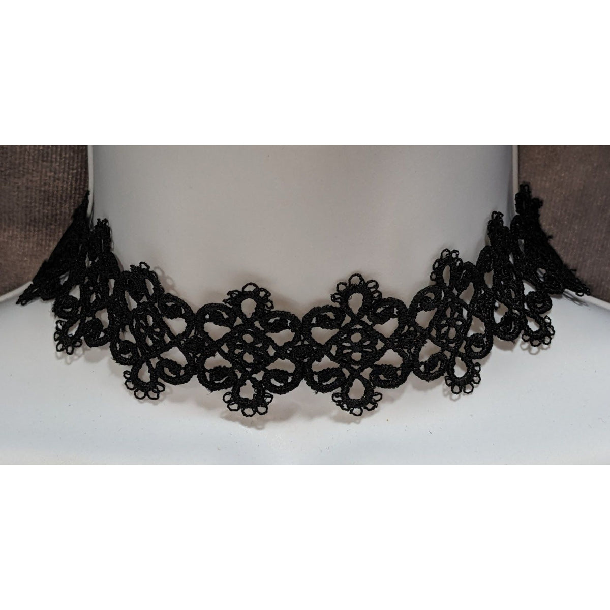 Gothic Vampire Black Lace Choker Necklace Victorian Romantic Lolita 13 Inch