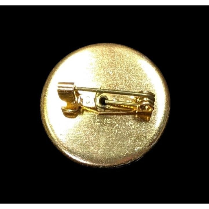 Vintage Rainbow "Jesus Loves You!" Round Pinback Button Religious Inspirational Pin