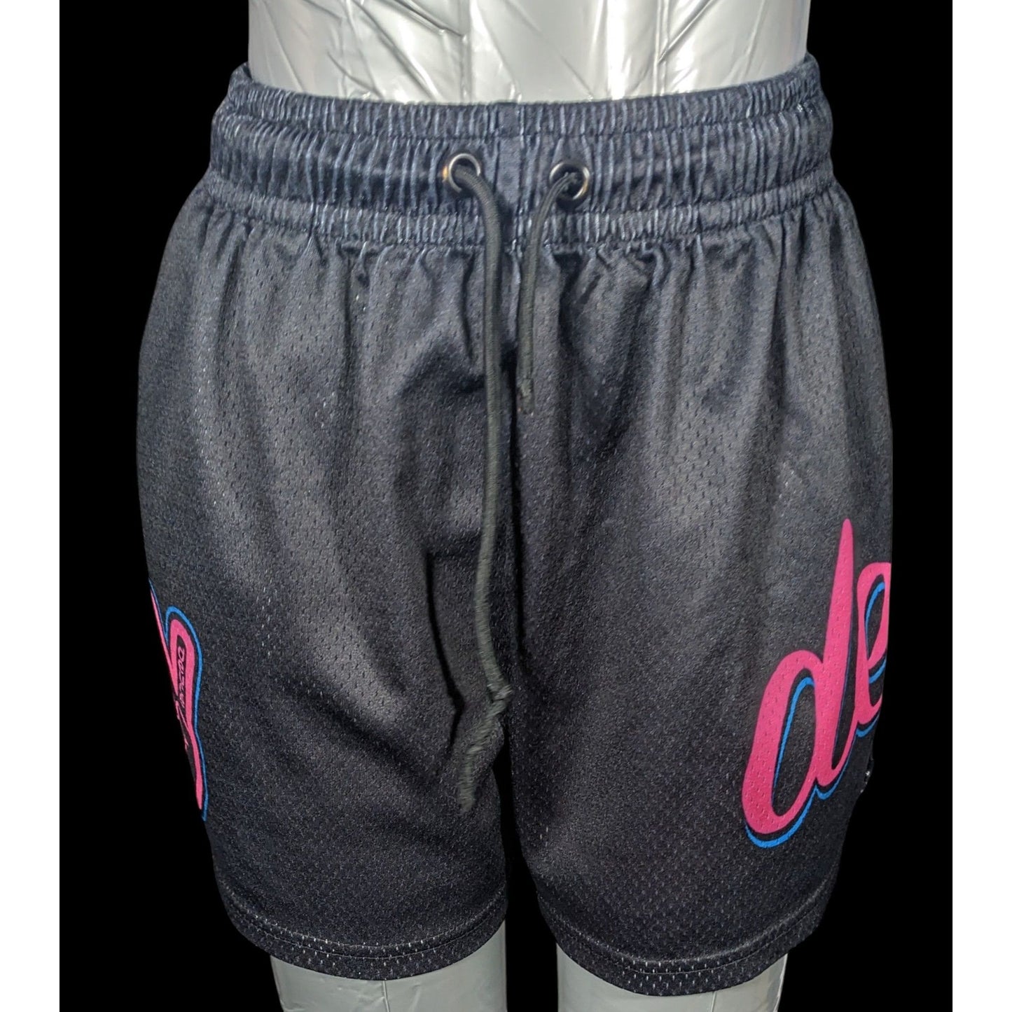 Deuce Clothing Black And Pink Athletic Shorts Size Small