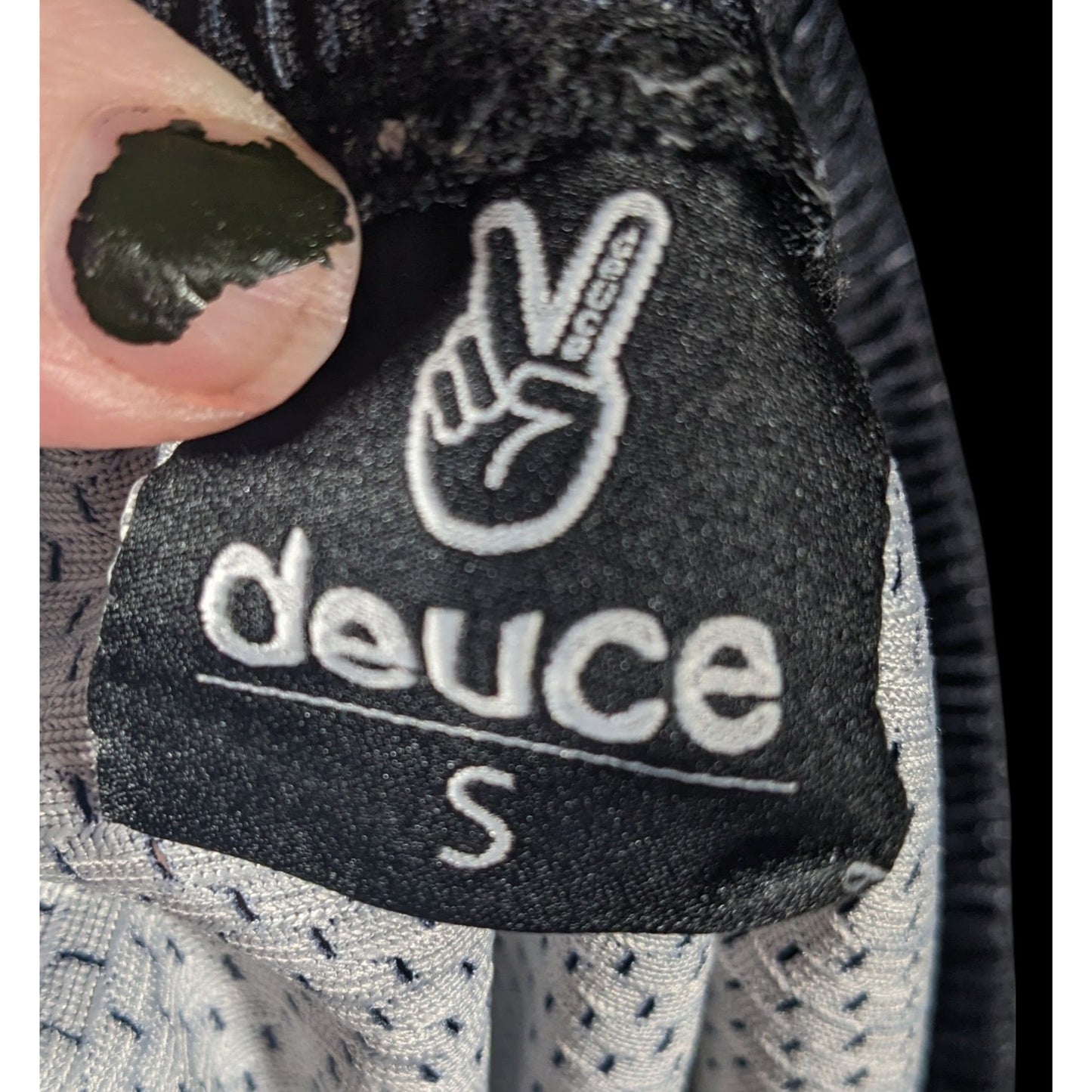 Deuce Clothing Black And Pink Athletic Shorts Size Small