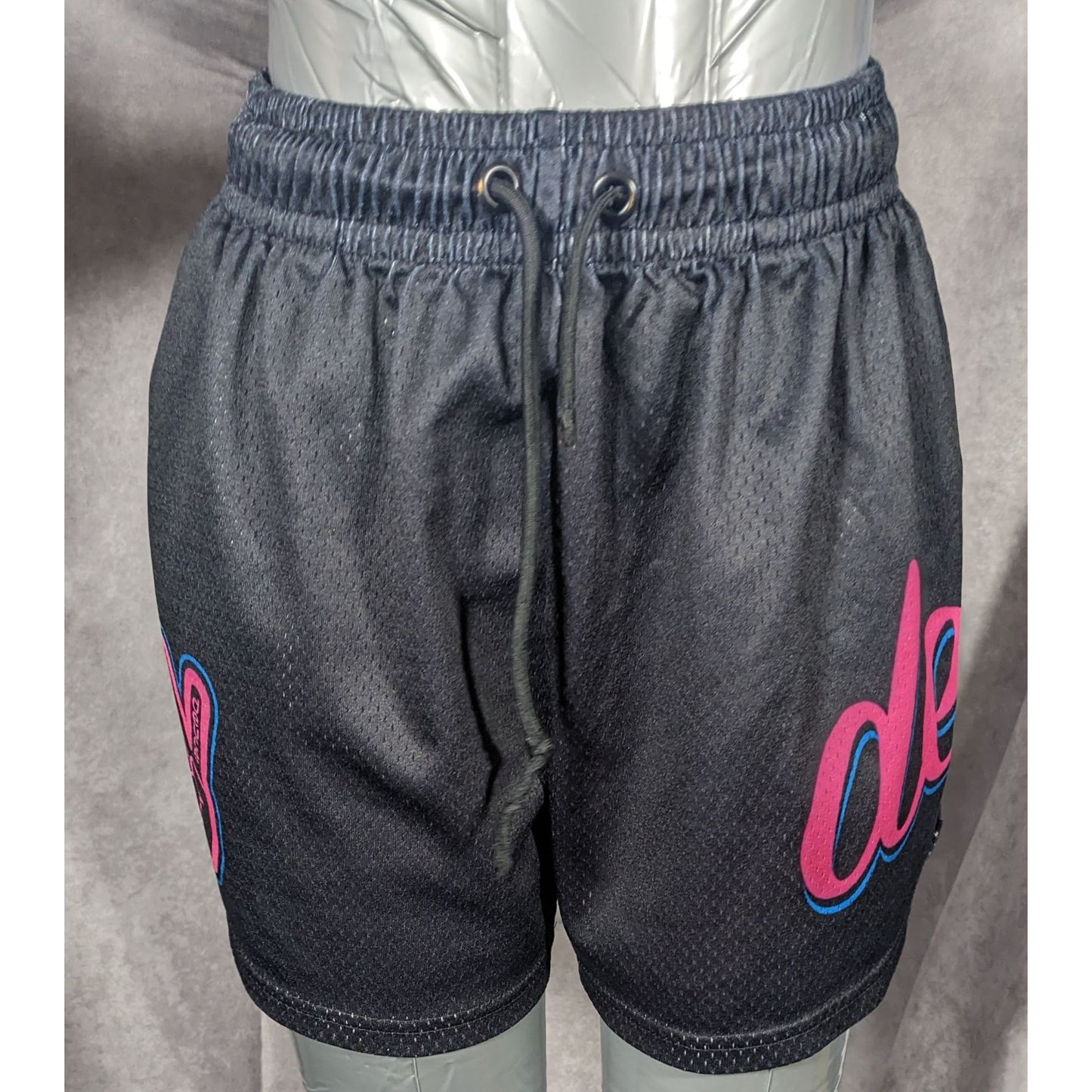 Deuce Clothing Black And Pink Athletic Shorts Size Small