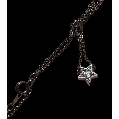 Minimalist Whimsical Rhinestone Star Necklace