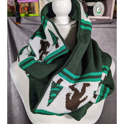 Kavu Sasquatch Arlo Green Infinity  Scarf