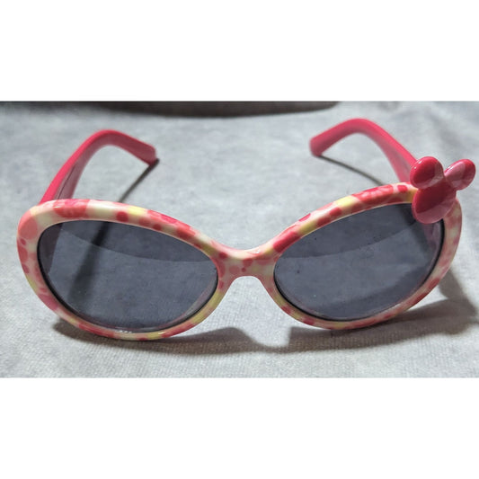 Kids Pink And Yellow Minnie Mouse Sunglasses