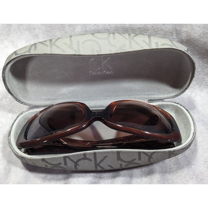 Retro Preppy Calvin Klein CK7749S Brown Sunglasses With Case Made In Italy